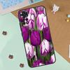 Spring Tulips Flower Case For Xiaomi Redmi 14C 10C 12C 13C Cover For Redmi Note 13 Pro 14 9 10 11 12 10S 11S 12S