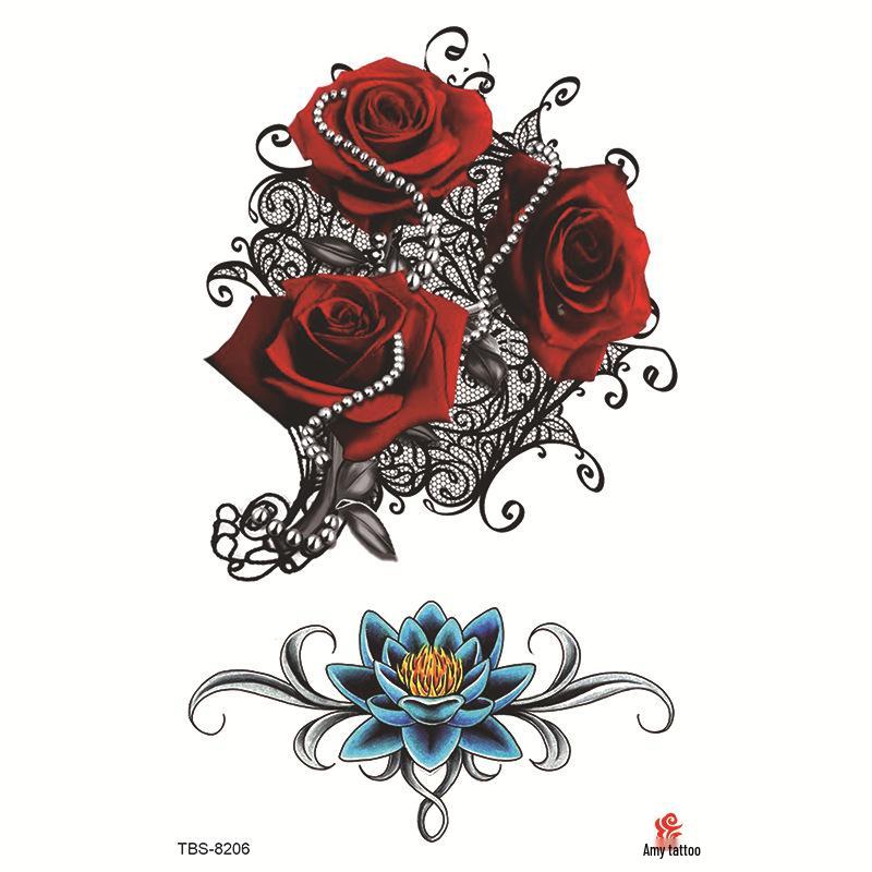 Водонепроницаемый набор тату-наклеек на всю руку с тотемными символами