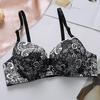 Модный бюстгальтер для молодых девушек, нижнее белье с эффектом пуш-ап, регулируемый бюстгальтер, сексуальное нижнее белье с принтом