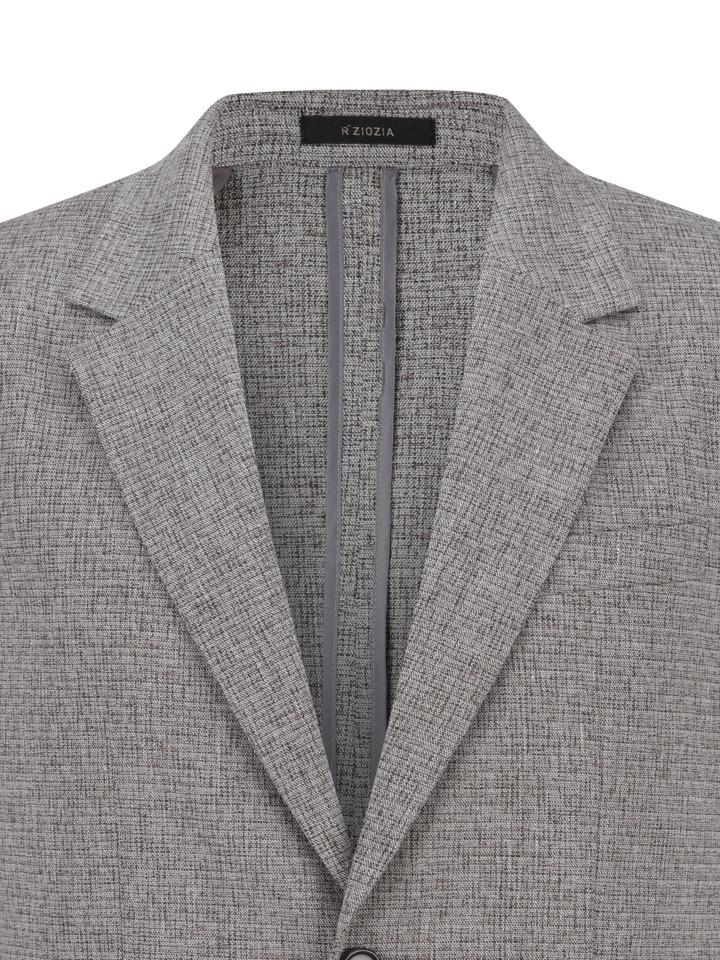 Ziozia Men'S Linen Blend Air Pattern Jacket_Aaf3Kg1102Dbe