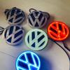 Volkswagen 4DLED Light Front Grille Emblem Luminous Logo Modification Accessories Fit VW Golf Polo Passat Tiguan T-ROC Jetta GTI
