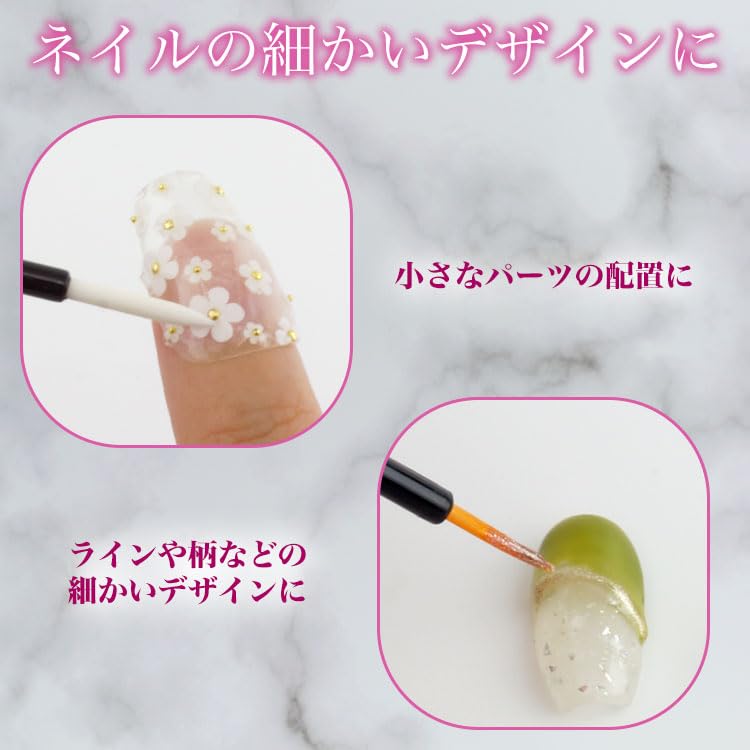 Одноразовый набор кистей для ногтей с аппликаторами для геля, жидкости и рисования 50 штук Ногти, подводка для глаз, помада, макияж, (Тип А) -