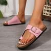 Women's Slippers 2024 New Summer Home Sandals Fashion Cork Outdoor Beach Shoes Women's Luxury Slippers for Women Zapatos