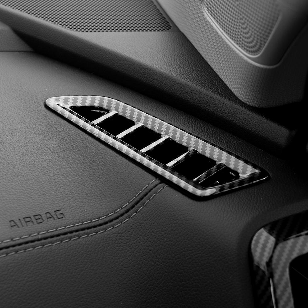 2Pcs ABS Dashboard Upper Air Vent Frame Cover Trim For Kia Sorento MQ4 2021 2022 2023 LHD Interior Decorative Car Accessories