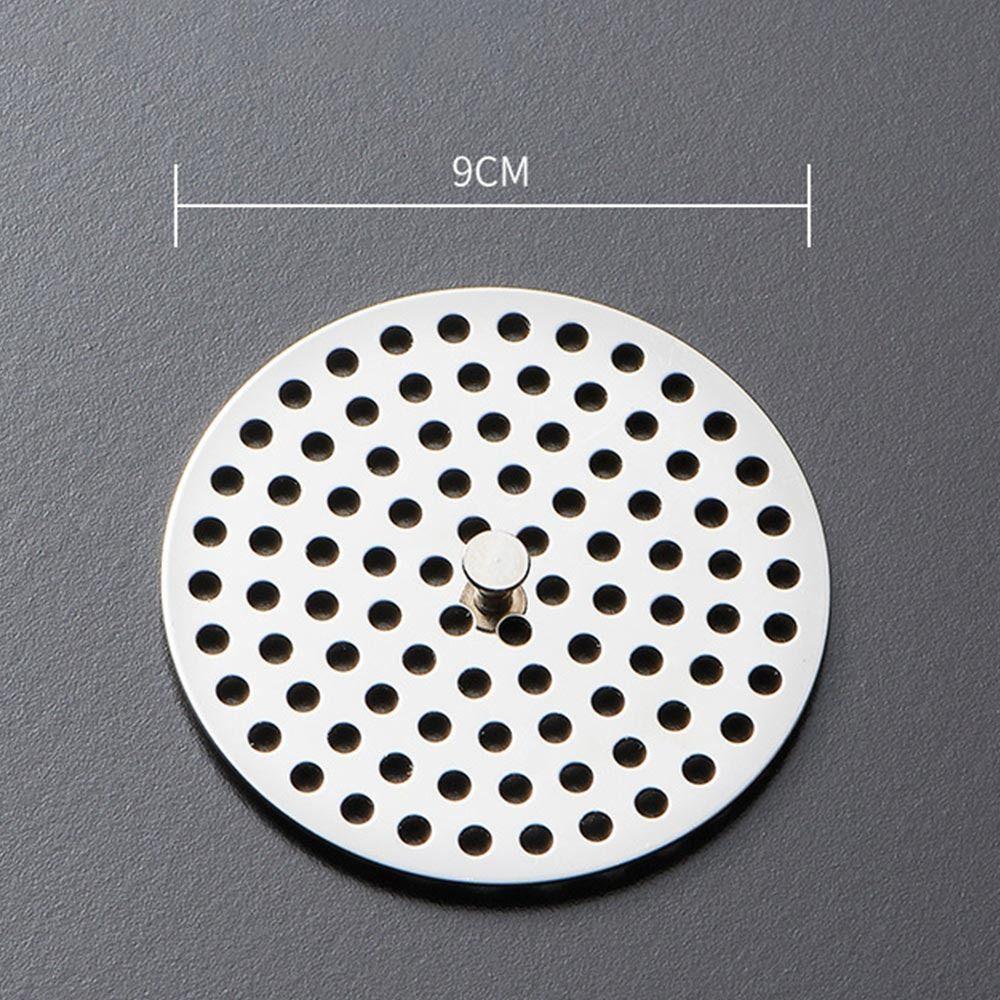 Round Square Shape Floor Drain Net Cover Stainless Steel Hair Filter Useful Drain Cover