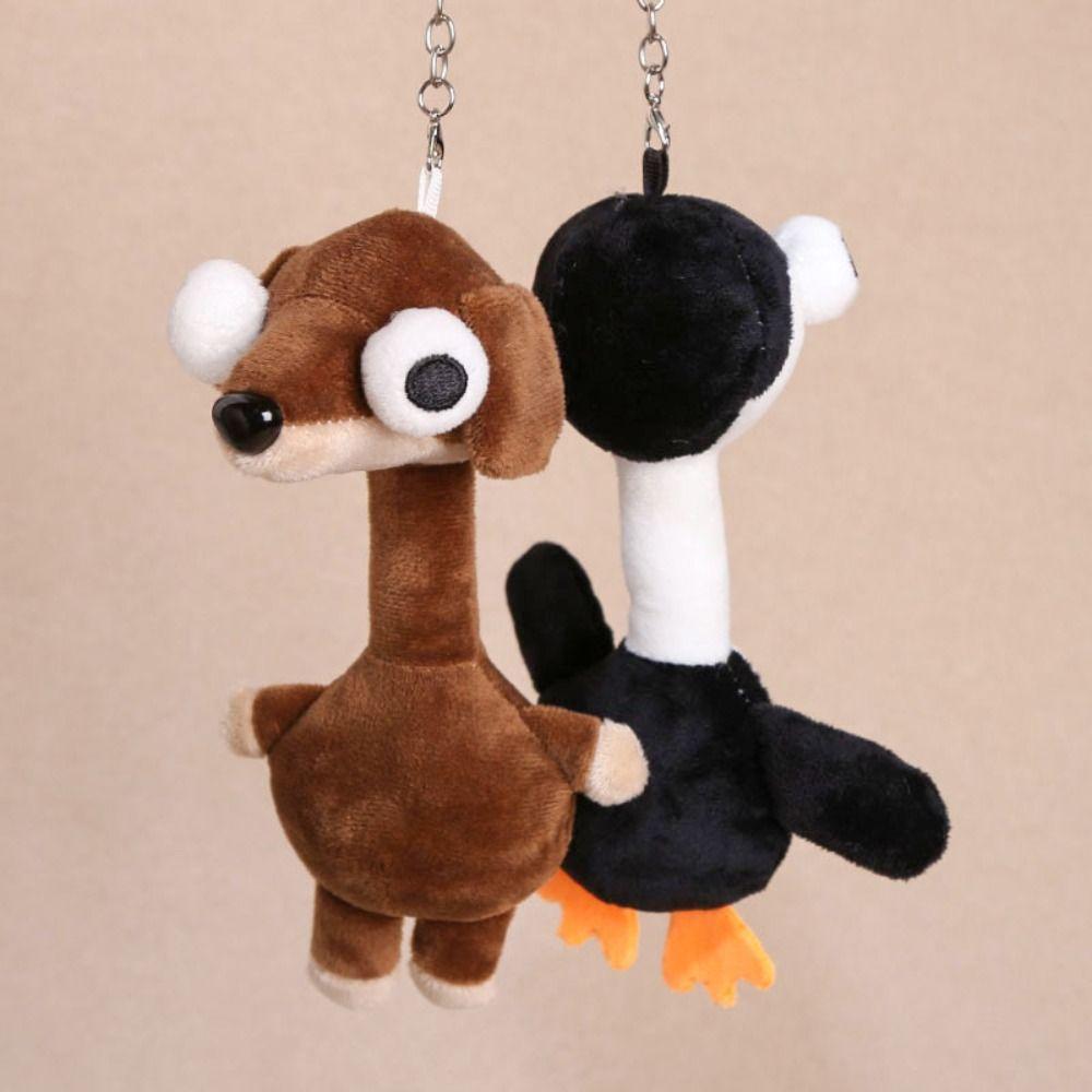 Filled Cartoon Animal Keychain 20 Centimeters Plush Hanging Ornament Bag Charm Backpack Decoration