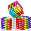 5mm 216Pcs 3D DIY Magentic Balls Buckyballs Decompression Toys Gifts All Kinds Of Colors Puzzle Education Sphere Cube Beads