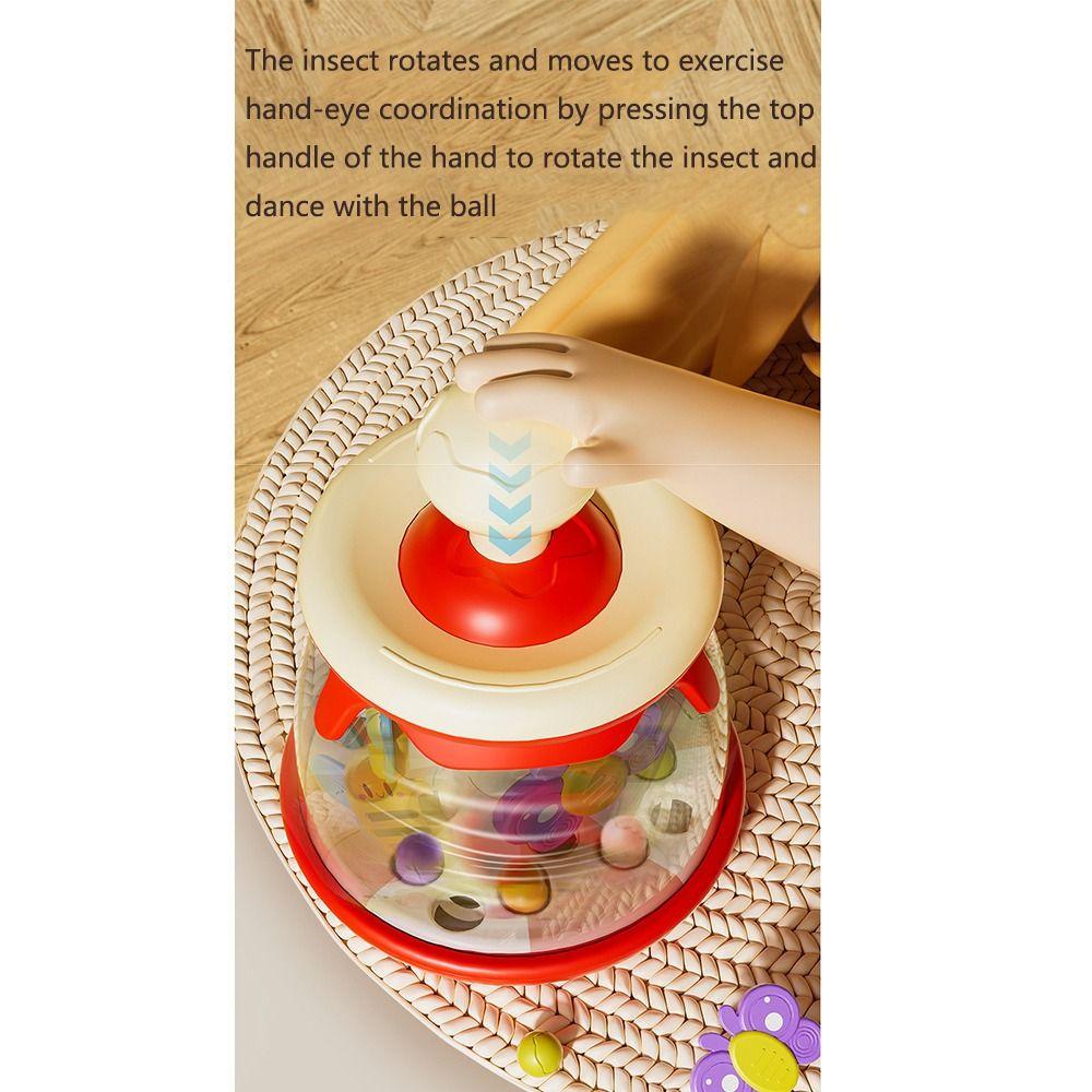 Portable Children's Insect Spinning Toy Learn Cause Effect Interactive Developmental Toy Boys