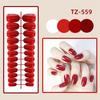 Nail Tips Artificial Full Cover Fake Nails Short Round Head False Nails With Press Glue Wearable