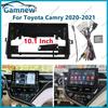 Совместимо с 2021 Toyota Camry 10" Рамка передней панели навигации Панель комплекта Android центрального экрана управления