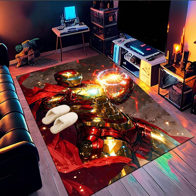 Iron Hero's Rise Area Rug Suitable for Indoor And Outdoor,Carpets for Kitchens, Homes, Offices, Living Rooms,Home Decor,Christmas Gift