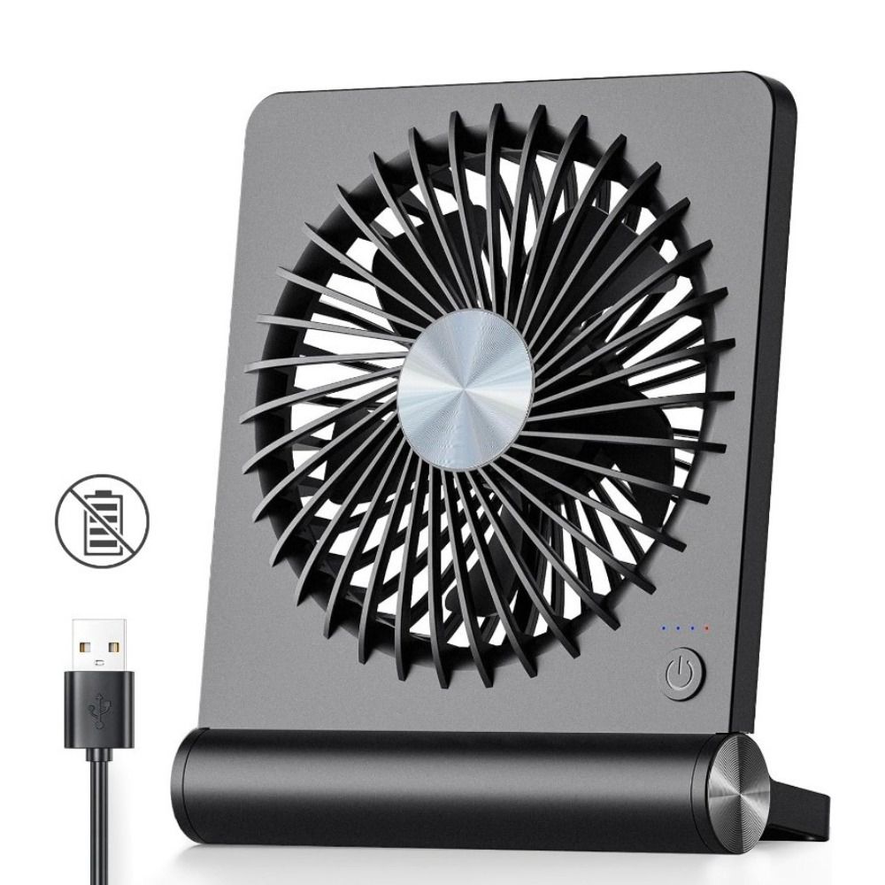 Folding Desk Fan Lightweight Ultra-thin Mini Fan Table Fan Small USB Fan Outdoor