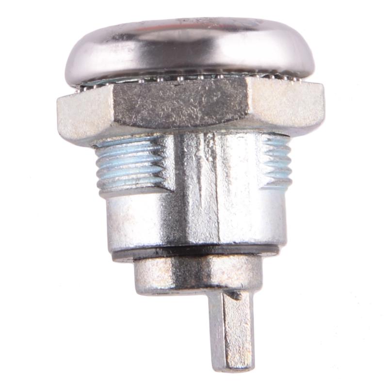 Car Rear Lock Cylinder with Keys Silver Fit for Folding T Handle Latch Toolbox Truck Trailer RV Motorhome Electrical Cabinet