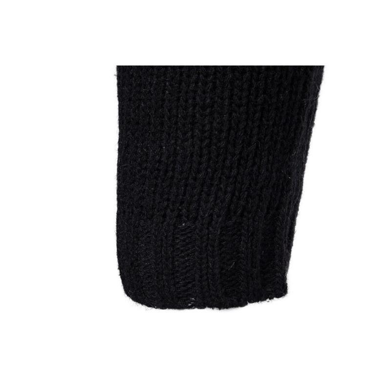 Мужской кардиган с капюшоном, толстый свитер, зимний новый свитер, чтобы носить теплое повседневное пальто, тонкое удобное модное черное пальто