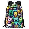 Minecraft Высокая ценность Комфортный Модный Высококачественная Печать Легкий Большая Вместимость Водонепроницаемая Сумка