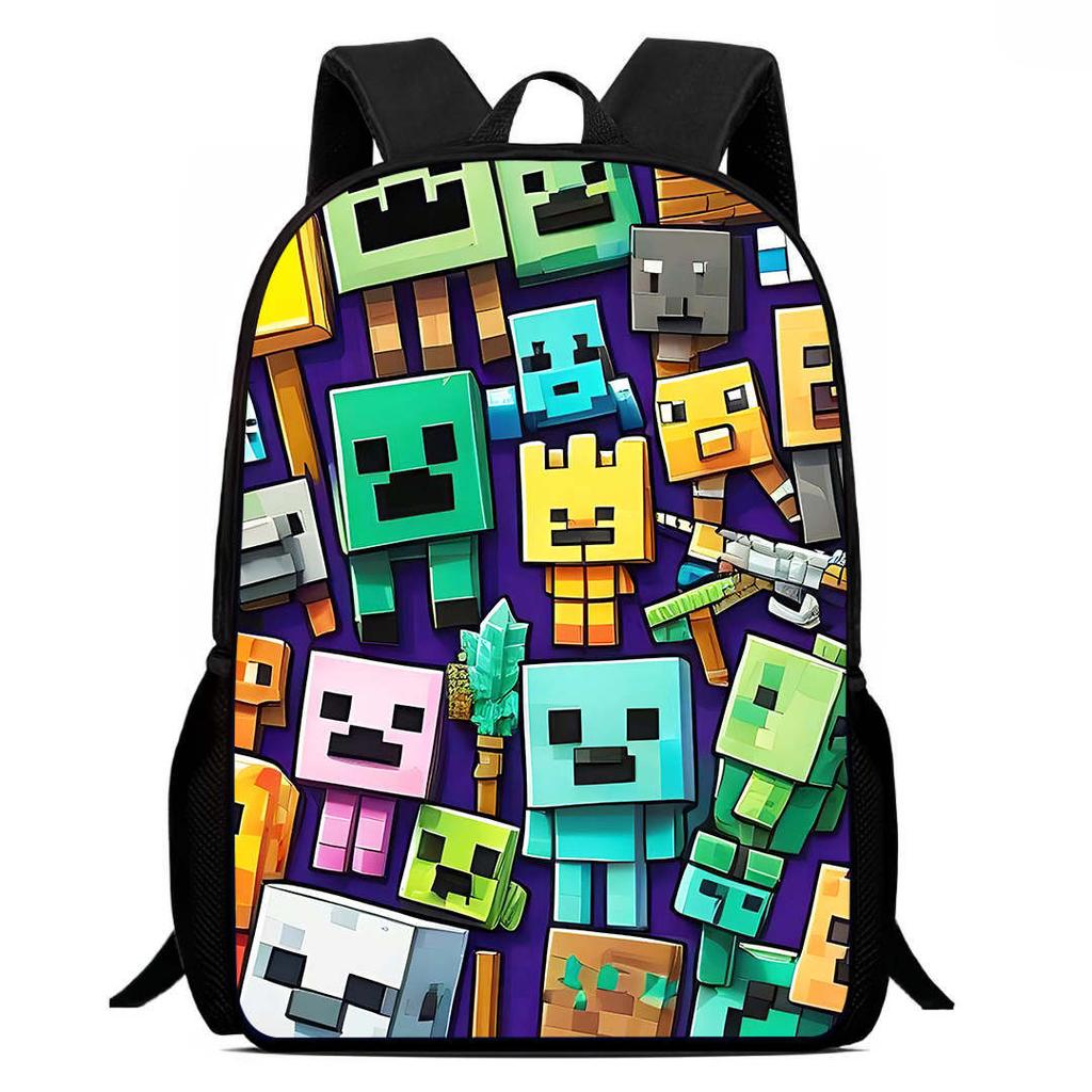 Minecraft Высокая ценность Комфортный Модный Высококачественная Печать Легкий Большая Вместимость Водонепроницаемая Сумка