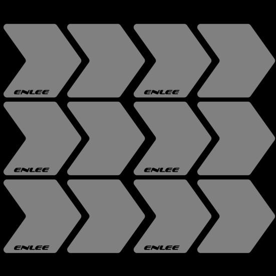 12 шт./компл. прочные велосипедные светоотражающие ленты, привлекательная износостойкая велосипедная лента для ночного безопасности, отражающая пленка