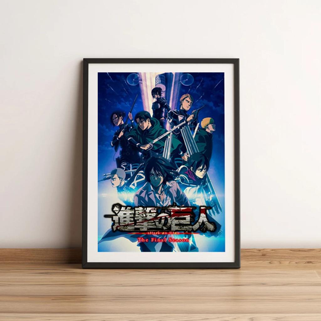 Атака Титанов холст плакат декоративные принты настенная живопись японское классическое аниме спальня гостиная диван настенное искусство украшение дома