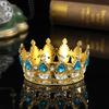 Европейская и американская барочная корона-ободок из стразов и сплава, аксессуар для волос