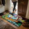 CCalvin And HHobbes Anime Cartoon Floor Mat Soft Flannel Absorbent Mat Non-Slip Rug Home Bedroom Bathroom