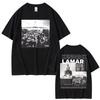 Rapper Kendrick Lamar DAMN Same Graphics T Shirt Summer Unisex Women Fashion Hip Hop Oversized TShirts Unisexs Vintage Cotton Tshirt