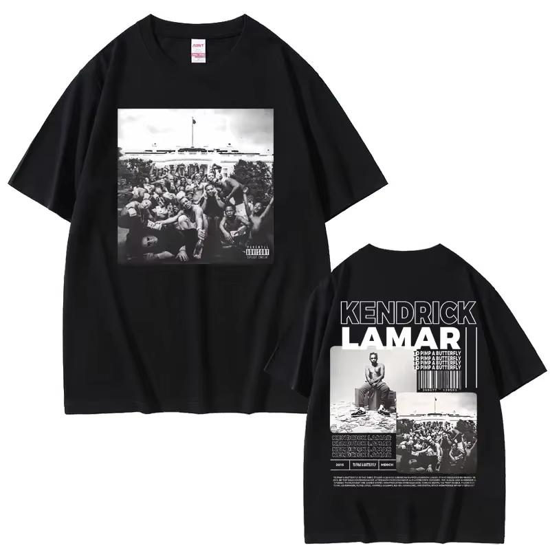Rapper Kendrick Lamar DAMN Same Graphics T Shirt Summer Unisex Women Fashion Hip Hop Oversized TShirts Unisexs Vintage Cotton Tshirt