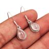 Handmade Earring, Rose Quartz Earring, Silver Jewelry, Women Jewelry, 925 Sterling Silver