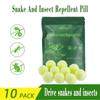 10 Pack Snake Away  For Yard Powerful Rattlesnake Be Gone Defence Pet And Children Safe Ball