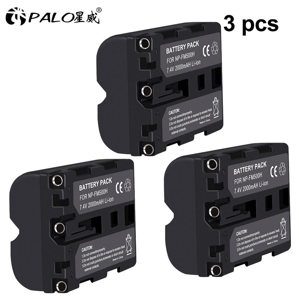 2000 мАч NP-FM500H NP FM500H NPFM500H аккумулятор для камеры + ЖК-дисплей USB двойное зарядное устройство для Sony A57 A58 A65 A77 A99 A550 A560 A580 аккумулятор