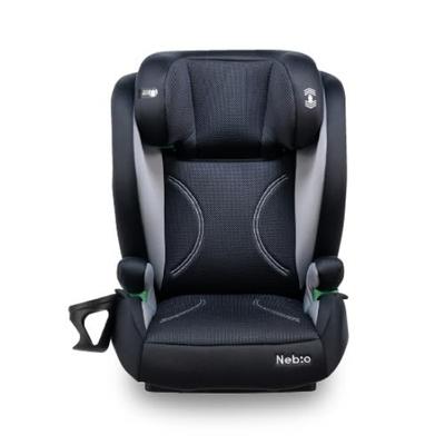 Nebio Junior можно переключить на бустер R129, легкий и простой в использовании с креплением ремнем безопасности, для детей от до 12 лет, моющаяся сетка, легко Nebio