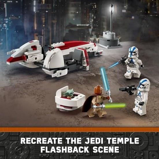 LEGO Star Wars BARC Speeder Escape Mandalorian Toy Building Set Kids May 4 is you Decoration Keleran Beck Grogu Boys Girls Fans 8 Years Older 75378