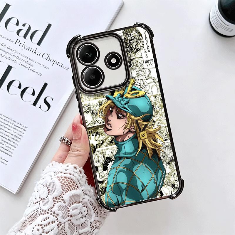 JoJo Adventure Дио Диего Брандо Мягкий чехол для телефона для Xiaomi Redmi Note 14 15 Pro Plus 13 12 11S 11T 5G 10 9S 9 Покрытие Защита от падения