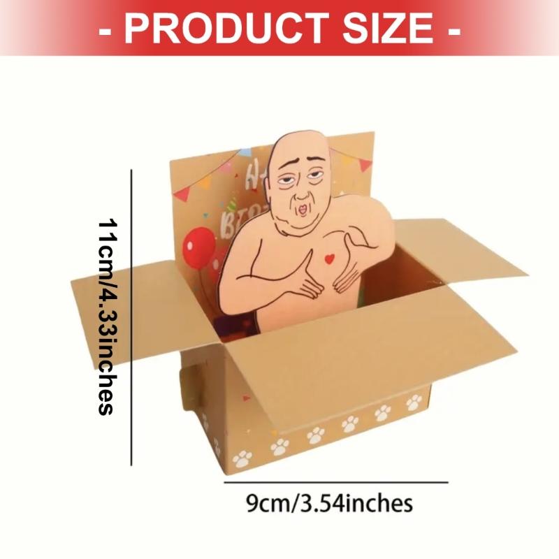 Innovative Popup Greeting Card Humor Designs Recycled Paper Materials