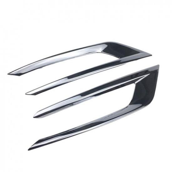 2 шт. Подходит для Volvo XC60 2018- Хромированная накладка на противотуманную фару спереди 2 шт.