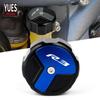 Logo:R3 Motorcycle CNC Aluminum Rear Brake Fluid Reservoir Cover Cap For YAMAHA YZF R3 YZFR3