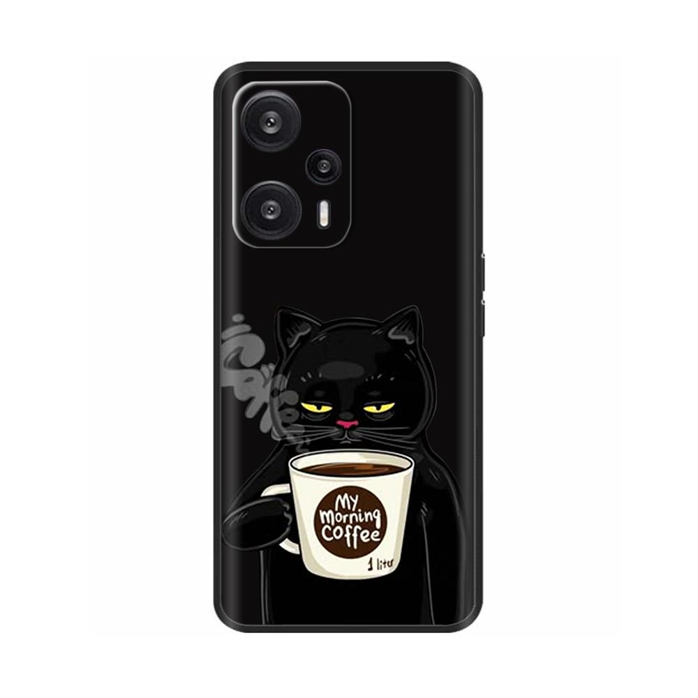 Ударопрочный чехол для Xiaomi Poco F5 Pro Чехол с рисунком животных Мягкий силиконовый чехол для телефона для POCO F5 PocoF5 F5Pro Чехлы Coque