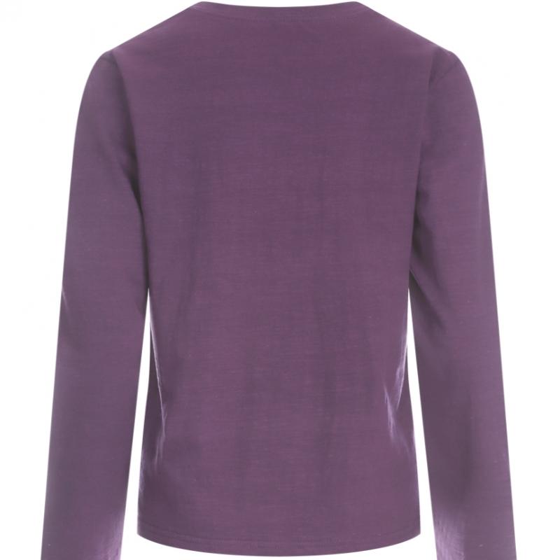Shop Women Long Sleeve T shirT 100 coTTon Dark Purple Dai Wsh 1153