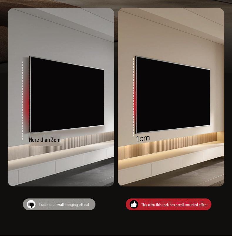 Universal Ultra-Thin TV Wall Mount for 32-75 Inch TVs