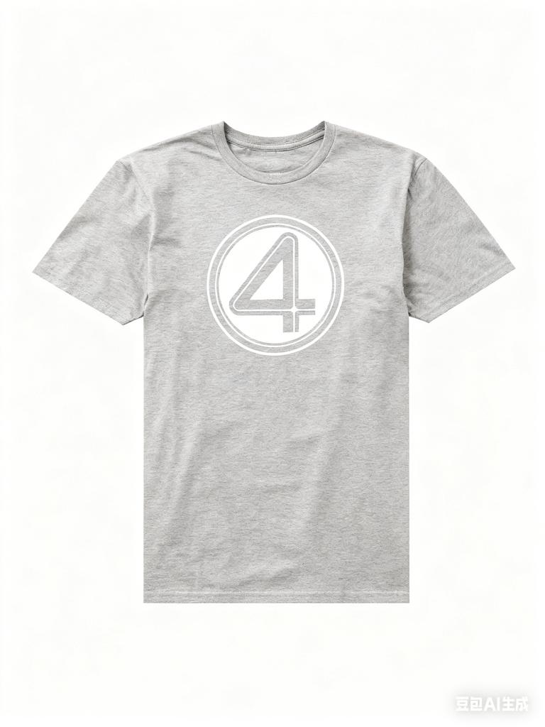 Genuine 2026 New Fantastic Four: Step 1 Logo Print Plus Size Women's Fashion Short Sleeve Loose Sport T-Shirt