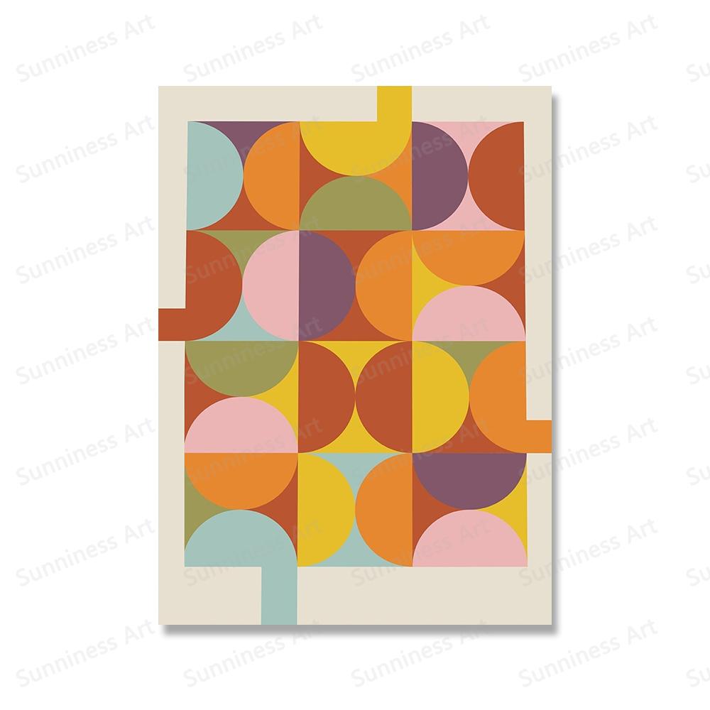 Выставка Баухауса Птица Геометрическая Абстракция Поп-культура Настенное Искусство Холст Картины Плакаты Печати Картины Для Декора Гостиной