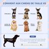 Outdoor Plastic Dog Kennel Dog House with Air Vents Blue and White