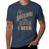 One Bourbon One Scotch One Beer Tshirt Daily Work Short Sleeve Top