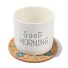 Non-slip Placemats Mug Holder Heat Resistant Wooden Cup Mat Anti-hot Heat Pad Cork Coasters