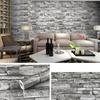 45cm Living Room Decoration Retro Room Decor PVC Red Brown Brick Pattern Self-adhesive Wallpaper DIY Waterproof Wall Stickers