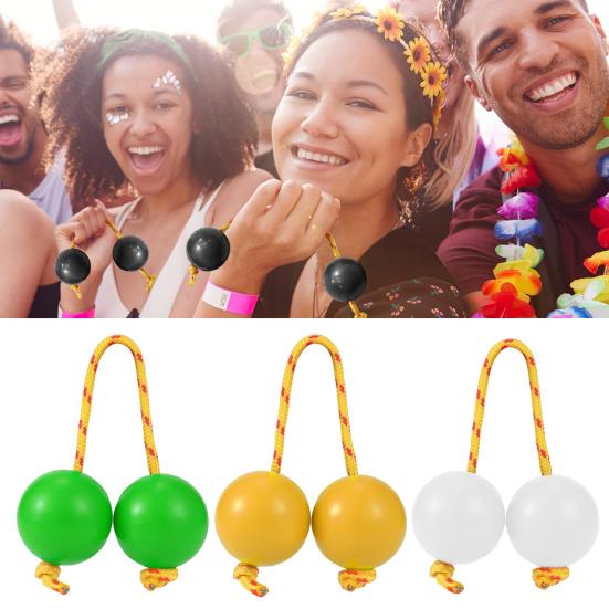 2 пары ритмических шаровых асалато ручных ударных инструментов погремушка асалато шейкер для взрослых и подростков