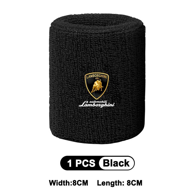 Car Lamborghini Sports Headband Wristband Ball Embroidery Stretch Boys Sticker for Working Out Quick Drying Wrist Sweat Bands HH69