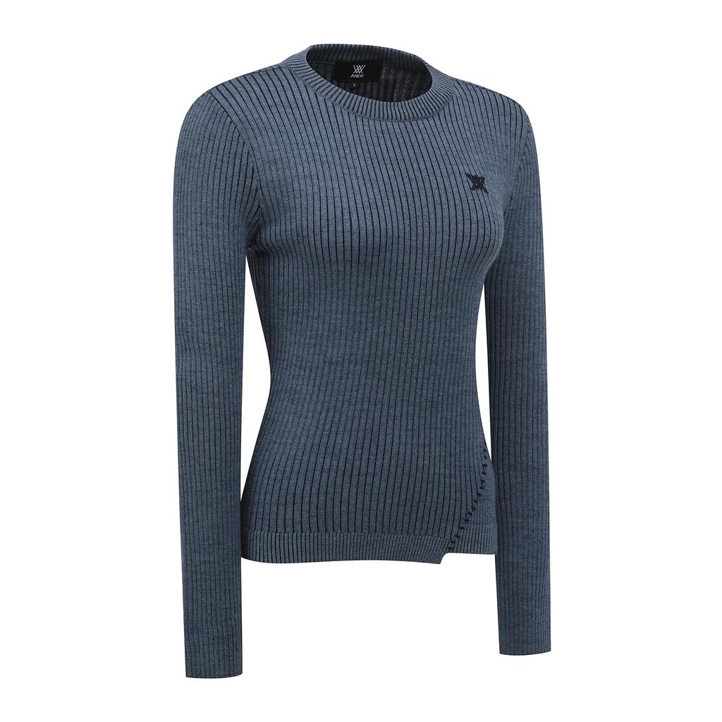 ANEW GOLF W Stripe Textured Pullover_Bl