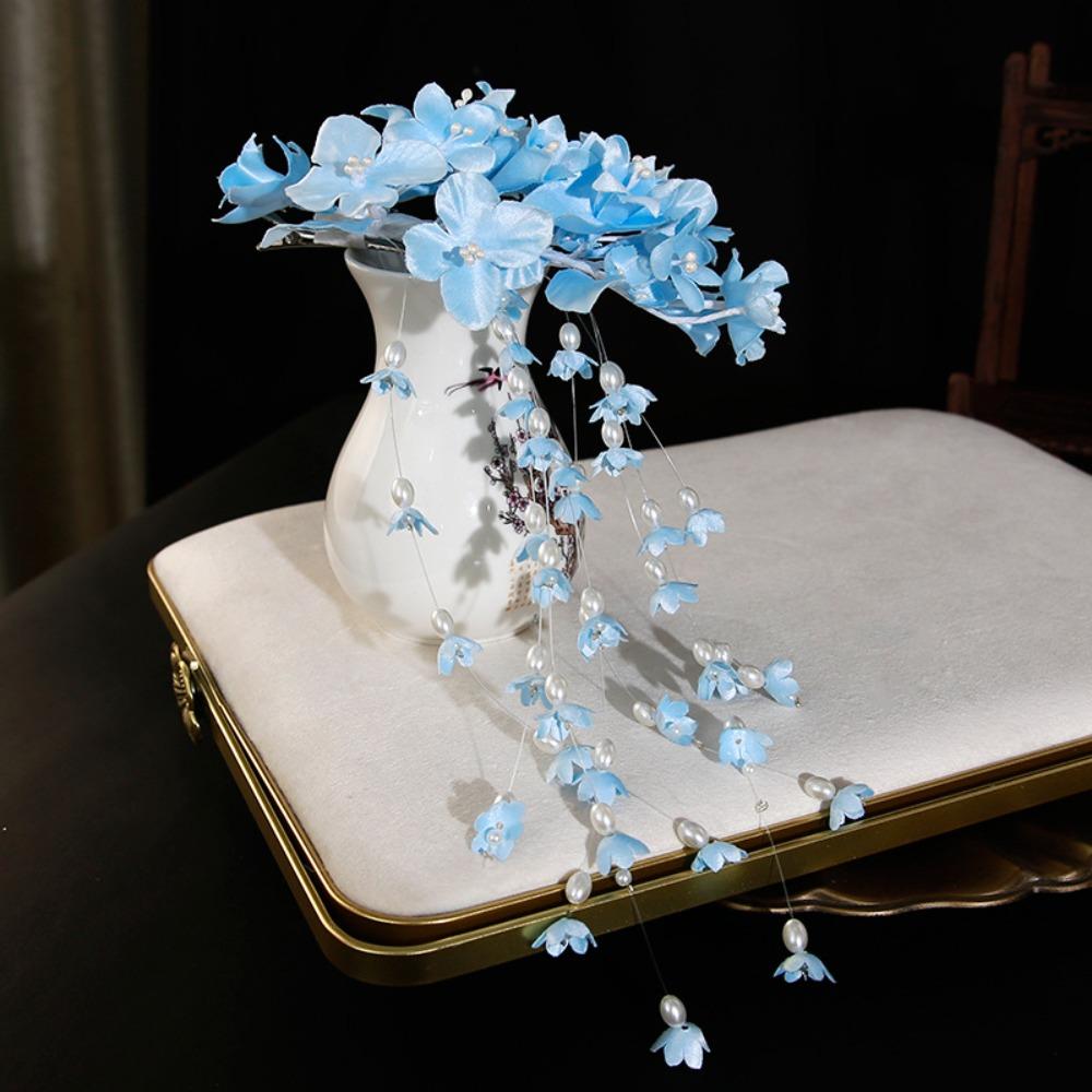 Свадебный головной убор феи роскошные заколки с цветами темпераментный свадебный головной убор аксессуары для волос
