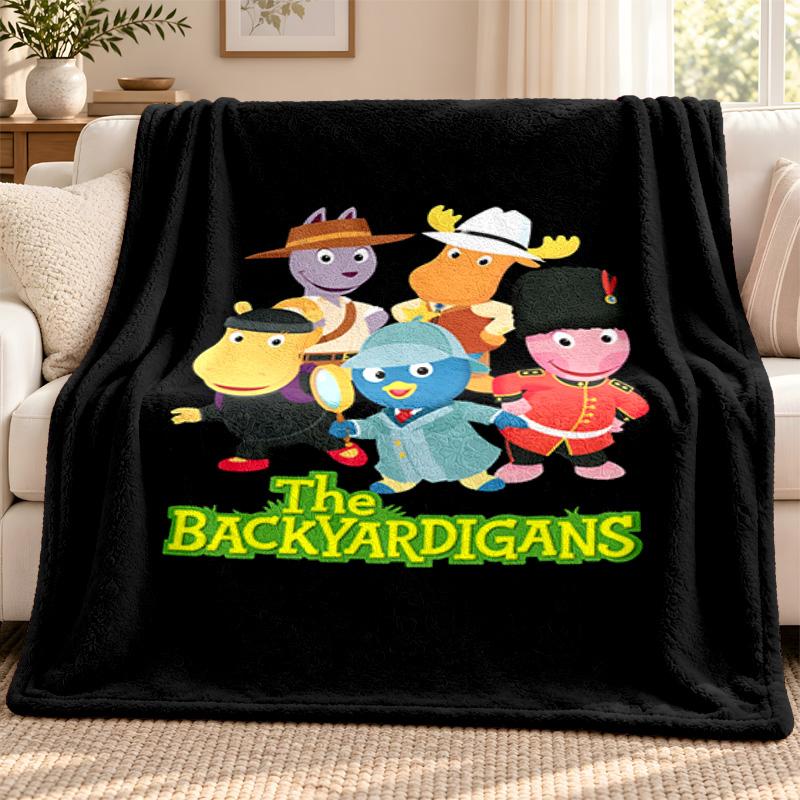 Backyardigans blanket Flannel Blanket Soft Cozy Plush Throw for Sofa Bed Lightweight Home Decoration Outdoor camping