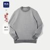 Мужской осенний вязаный свитер HLA с круглым вырезом